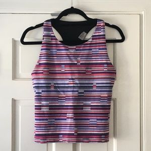 Danskin Multicolor Striped Tank Top